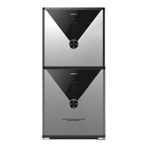 Vulcan Serisi Dz-100 Çift Kapılı Çelik Kasa Dokunmatik Şifre + Parmak Izi + Wifi Akıllı Kontrol